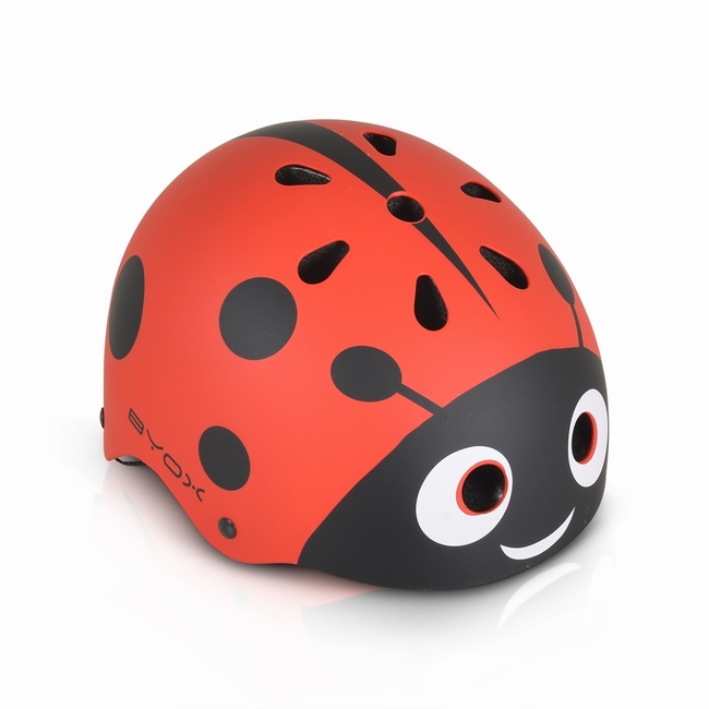 Byox Παιδικό Κράνος Skate Y09 48-54cm Ladybug Κωδ. 112355
