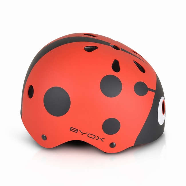 Byox Παιδικό Κράνος Skate Y09 48-54cm Ladybug Κωδ. 112355