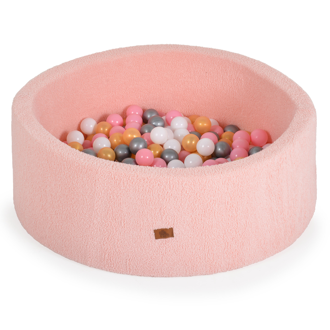 Moni Toys Πισίνα Μπάλες Boucle Ροζ με 200 Μπάλες