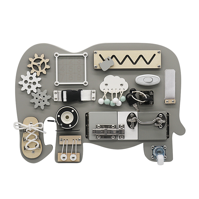 Moni Ξύλινος Πίνακας Δραστηριοτήτων Elephant W12D558 3801005602407