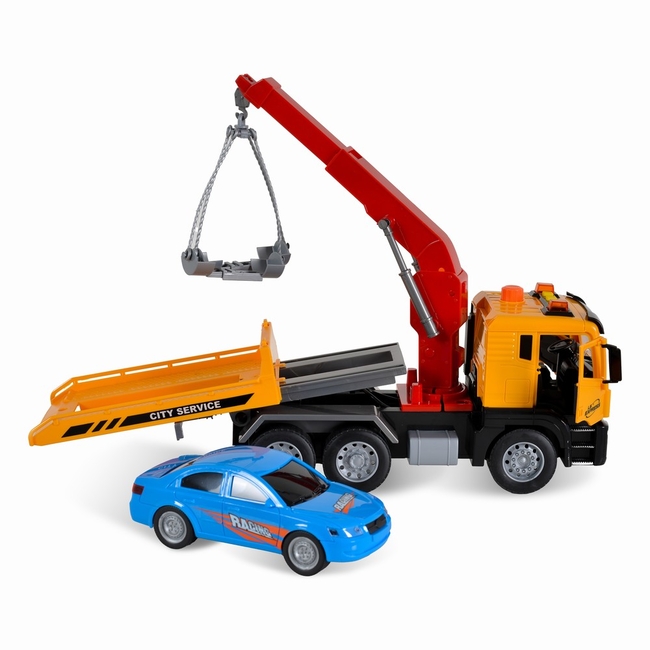 WENYI Οδική Βοήθεια 1:10 με Φορτηγό & Μικρό Αυτοκίνητο (1119A) 3801005602322