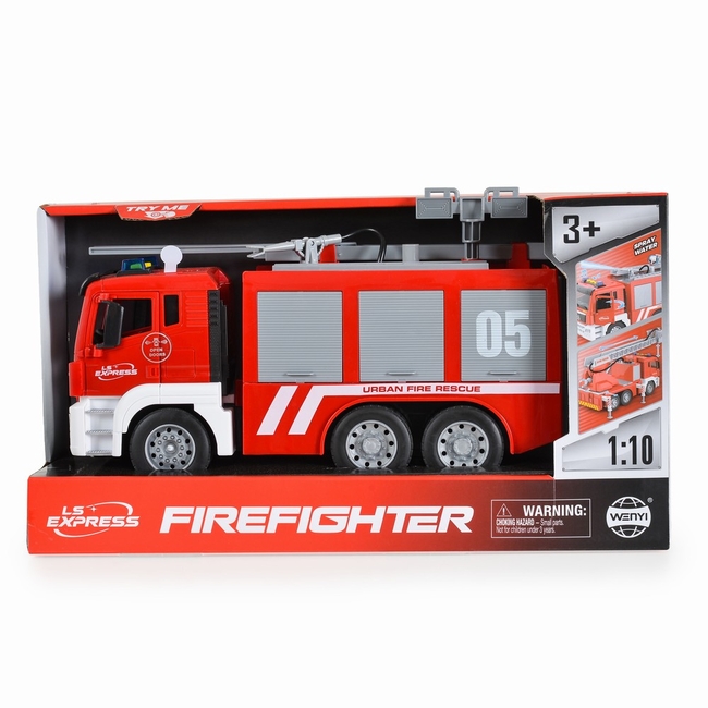 WENYI Πυροσβεστικό Όχημα 1:10 με Νερό, Φως & Ήχο 3801005602292