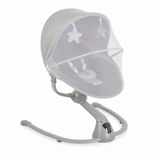 Cangaroo Cloud Premium Ηλεκτρικό Ρηλάξ Κούνια 360° ανοιχτό γκρι 3801005210503