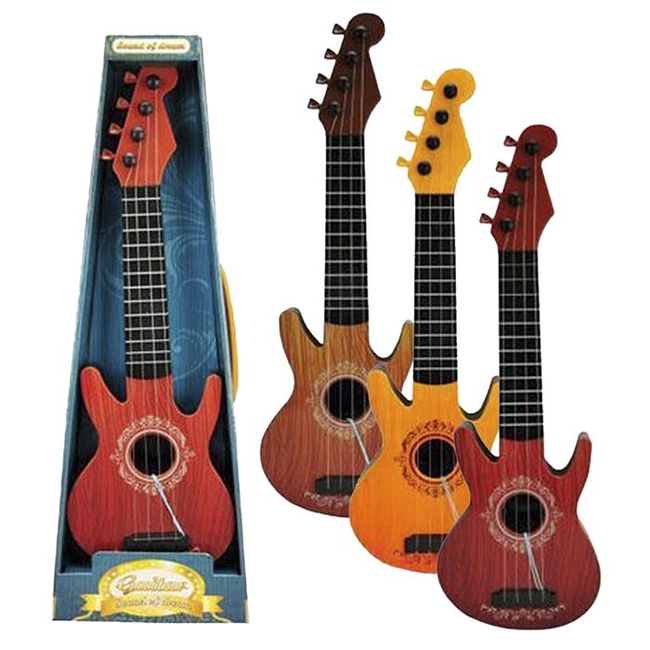 4 string wooden children's guitar
