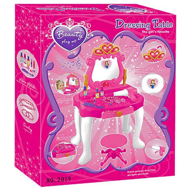 Beauty set for girls with seat and accessories 44x57x12cm Toymarkt