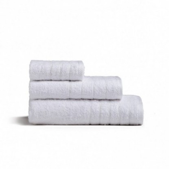 Melinen Πετσέτα Χεριών Fresca 30x50εκ. White Βάρους 500gr/m²