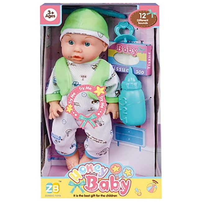 Κούκλα Με Ήχους και Αξεσουάρ 35 εκ. Toymarkt 78-184