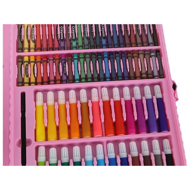 ISO Art Set for Painting 168pcs + Pink Suitcase 9174