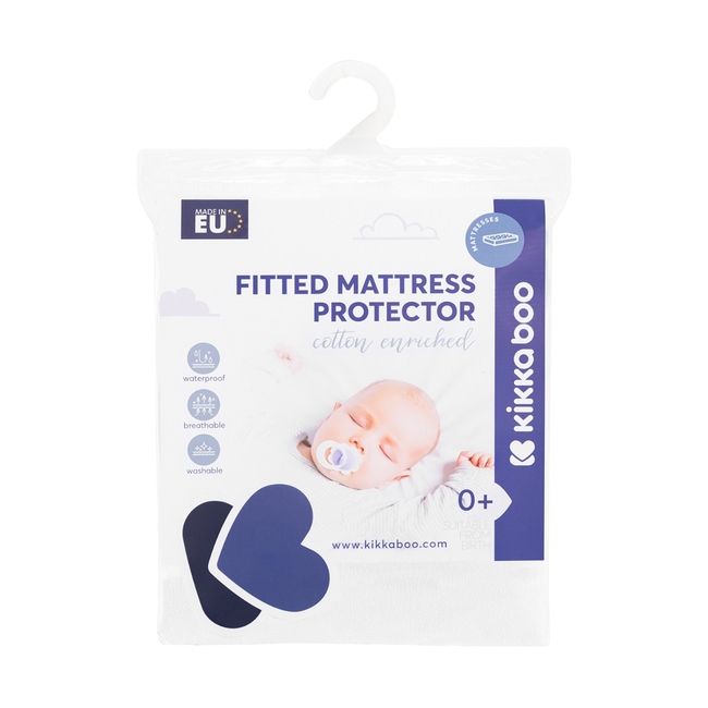 Kikka Boo Mattress protector fitted - cotton 80/50 cm for mini cot 41105010017