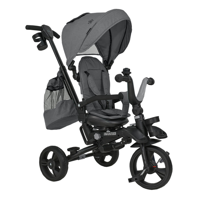 BEBE STARS TRICYCLE TRICYCLE 360° AVIATOR 5 IN 1 GREY 819-186
