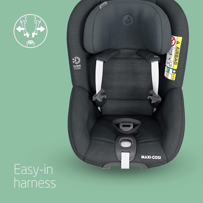 Maxi Cosi Pearl 360 PRO i-Size Παιδικό Κάθισμα Αυτοκινήτου 3 Μηνών έως 4 ετών Authentic Graphite BR77738