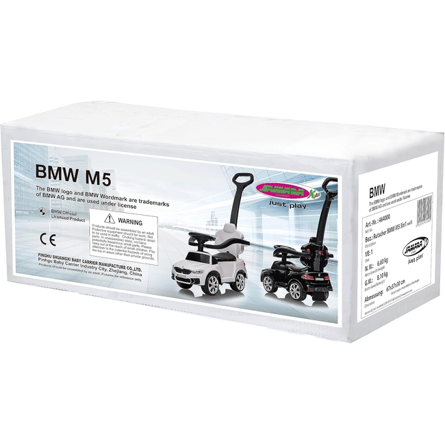 Jamara BMW M5 Ride on 3 σε 1 Παιδικό αυτοκίνητο 3+ ετών με Λαβή Γονέα