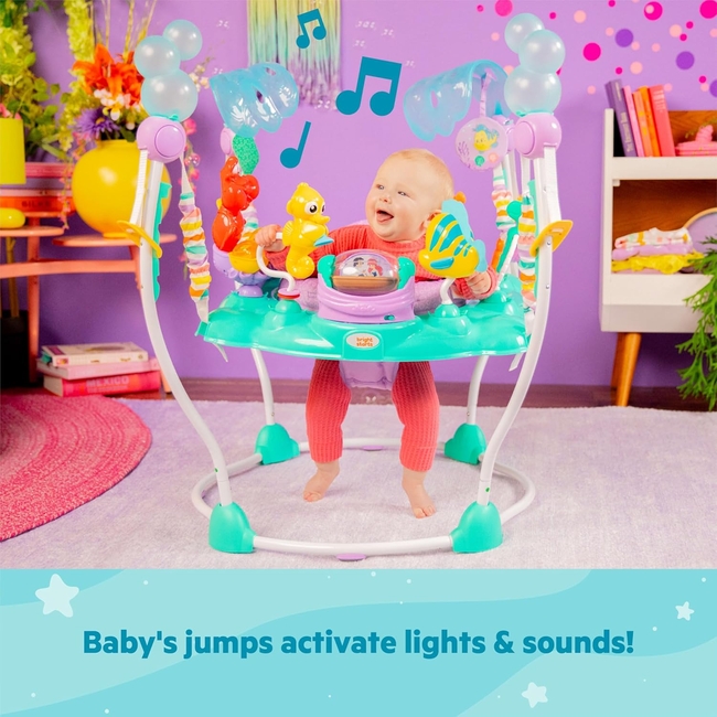 Bright Starts Disney Jumper The Little Mermaid Sea of Activities 6-12 Months
