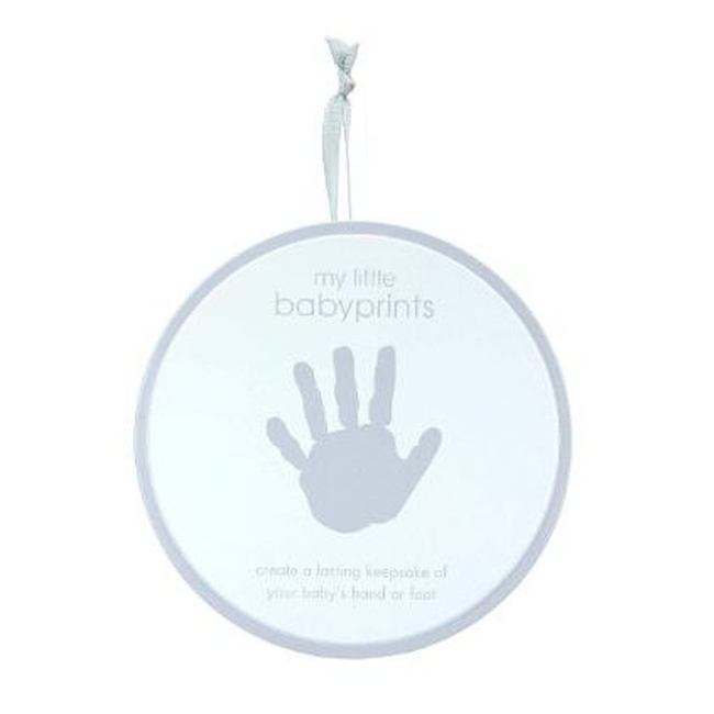 Pearhead: Keepsake 15x15 Clay Baby Footprint Gray PH-82015
