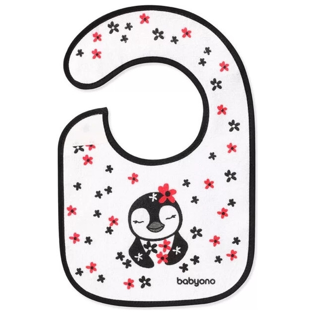 BabyOno Eat and Grow Bib 3m+ Owl BN831