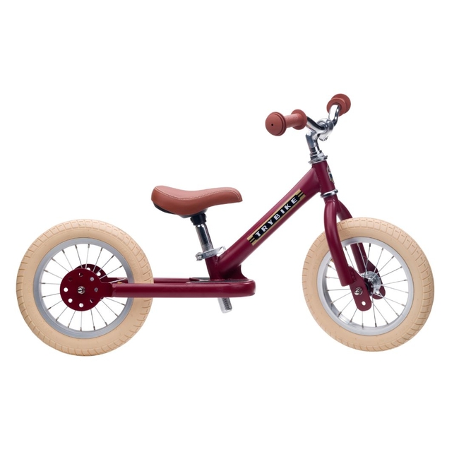 Trybike Balance Bike Vintage 15+m Red Matte TBS-2-RED-M-VIN