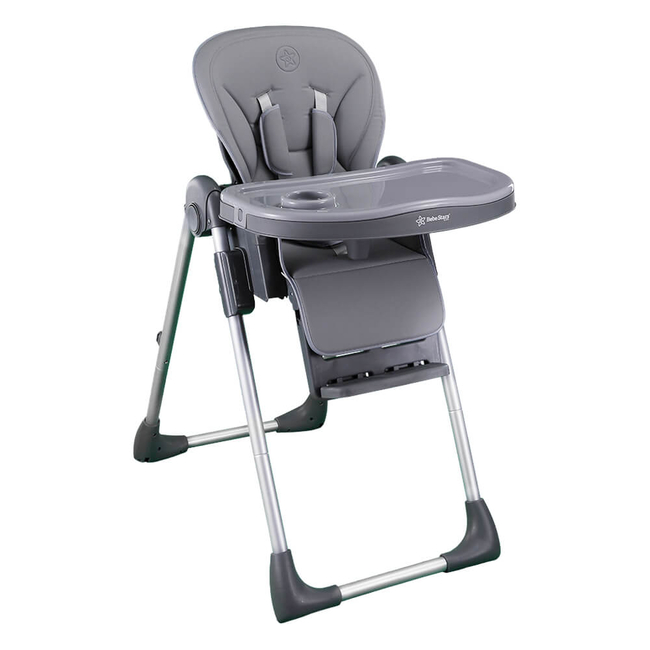 BEBE STARS DINING HIGH CHAIR COOKIE GRAY 868-186