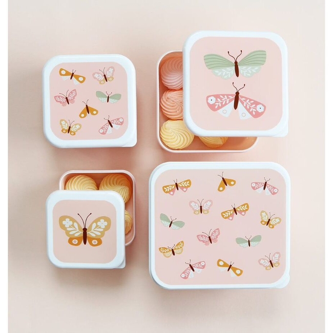A little lovely company Δοχείο φαγητού Bento Lunch box: Butterflies SBSEBU42