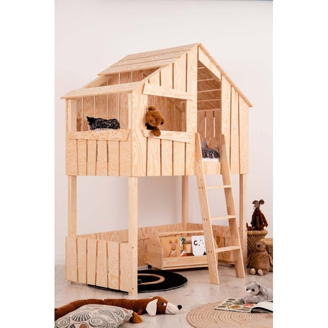 Adeko Kids Ted A Children's Bunk Bed Treehouse