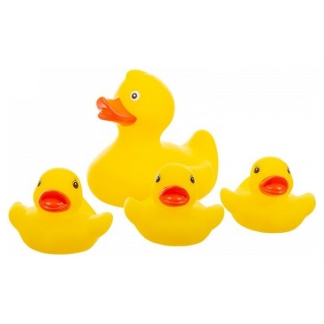 Akuku Bath Toys Παιχνίδια Μπάνιου Παπάκια (4 τμχ) A0162