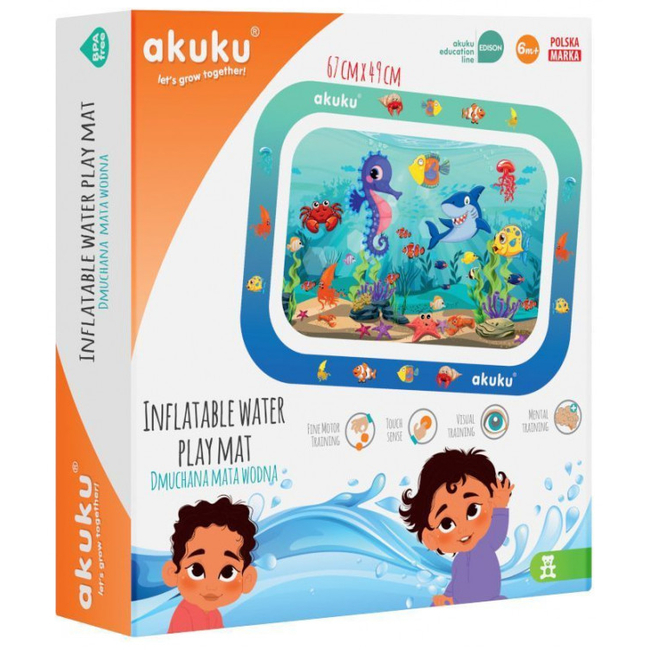 Akuku Βρεφικό Στρωματάκι Νερού 67x49cm 3+m A0486