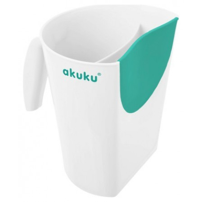 Akuku Κύπελλο Μπάνιου Λουσίματος με Μαλακό Χείλος Λευκό A0430