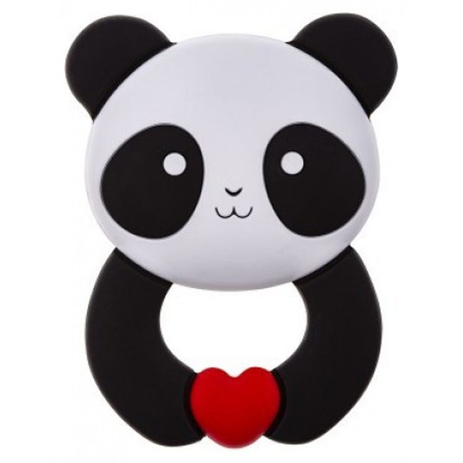 Akuku Μασητικό Σιλικόνης Panda 3+ μηνών A0055