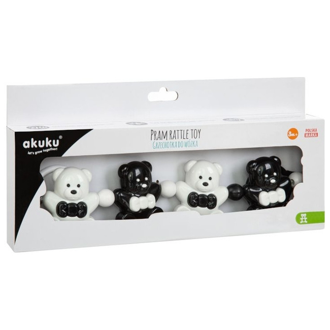 Akuku Stroller Toy Bar 30cm Bear A0468