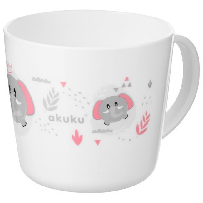 Akuku Children's Mug 250ml with Handle BPA FREE Elephant A0497