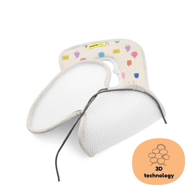 AeroMoov Air Layer Αντι-ιδρωτικό κάλυμμα 0-13kg για κάθισμα αυτοκινήτου Funny Shapes