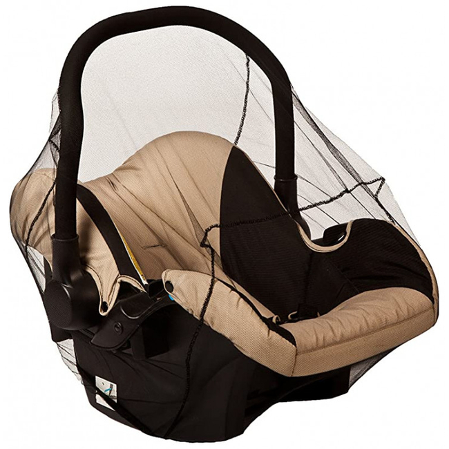 Altabebe AL1501-02 Mosquito Net for Infant Car Seat Black