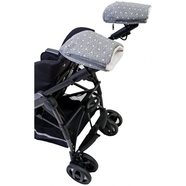 Altabebe AL2801KJ-77 Handwarmer for baby carriages and stroller Dark Grey