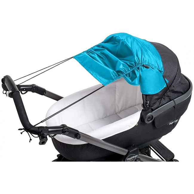 Altabebe AL7012-04 Baby Sunshade with Side Protection with UV for Pushchair Hellblau