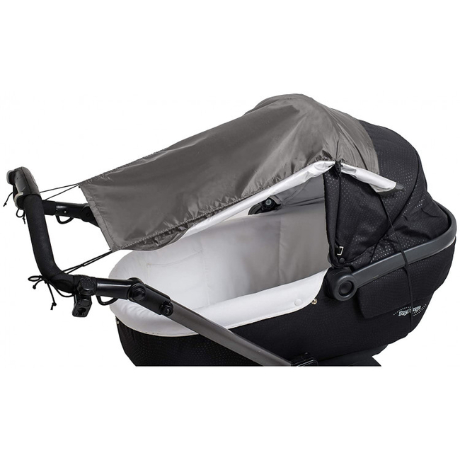 Altabebe AL7012-11 Baby Sunshade with Side Protection with UV for Pushchair Carbon
