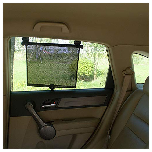 Altabebe AL7031 Car Sun Shade Roller Blind Black