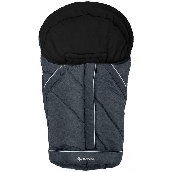 Altabebe Alpin Collection AL2003P-01 Ποδόσακος Καθίσματος Αυτοκινήτου 0-12 kg - Black Grey