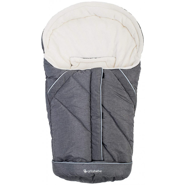 Altabebe Alpin Collection AL2003P-76 Ποδόσακος Καθίσματος Αυτοκινήτου 0-12 kg - Light Grey