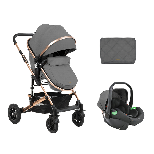 Kikka Boo Stroller 3in1 transf. seat Amaia Dark Grey 2024 31001010244