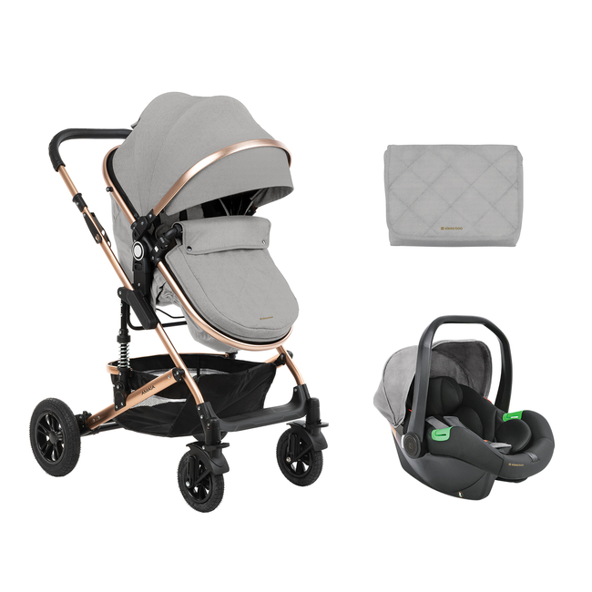 Kikka Boo Stroller 3in1 transf. seat Amaia Light Grey 2024 31001010245