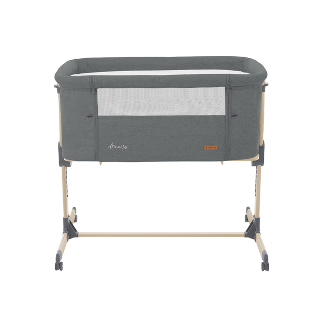 Kikka Boo Amaris Λίκνο με Πλαϊνό Άνοιγμα Dark Grey 31003020096 (Δωρο Super Απαλή Κουβερτα)