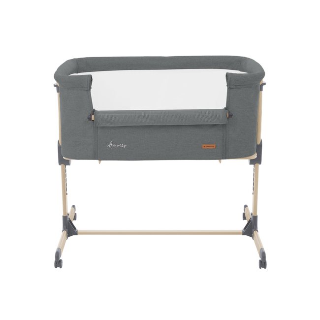Kikka Boo Amaris Λίκνο με Πλαϊνό Άνοιγμα Dark Grey 31003020096 (Δωρο Super Απαλή Κουβερτα)