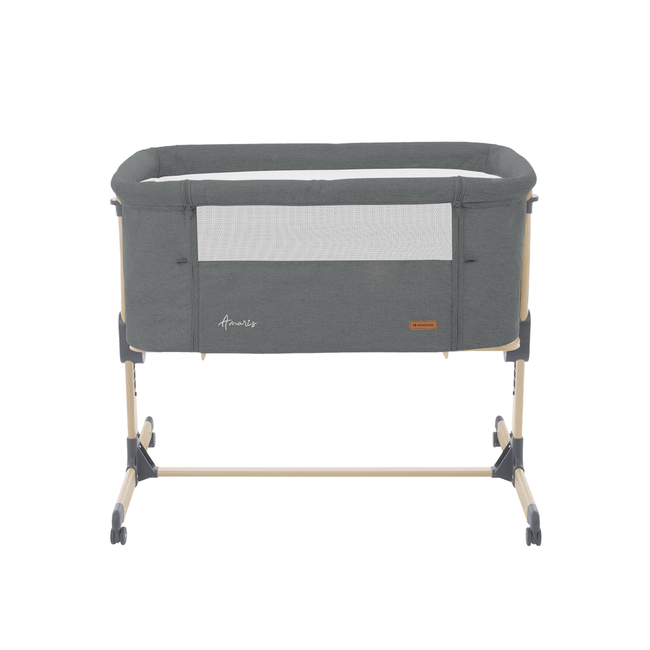 Kikka Boo Amaris Λίκνο με Πλαϊνό Άνοιγμα Dark Grey 31003020096 (Δωρο Super Απαλή Κουβερτα)