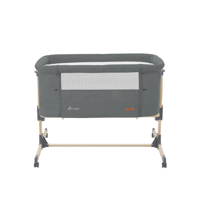 Kikka Boo Amaris Λίκνο με Πλαϊνό Άνοιγμα Dark Grey 31003020096 (Δωρο Super Απαλή Κουβερτα)