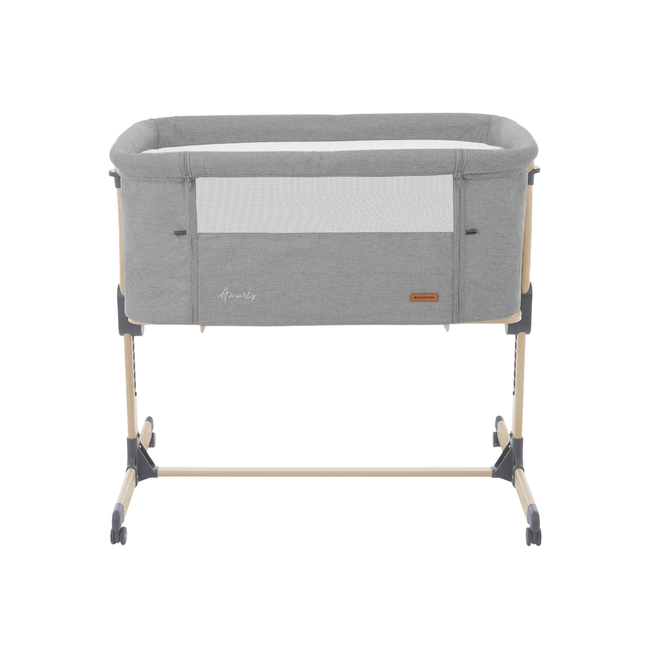 Kikka Boo Amaris Λίκνο με Πλαϊνό Άνοιγμα Light Grey 31003020097 (Δώρο Super Απαλή Κουβερτούλα)