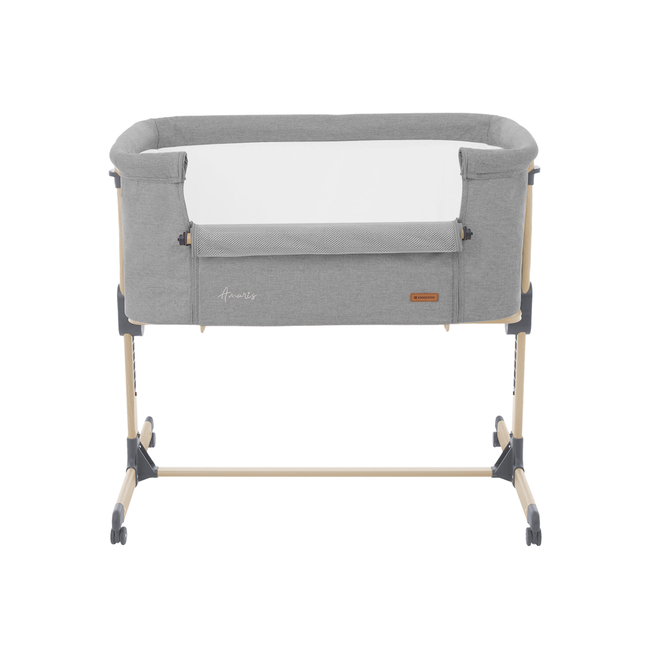 Kikka Boo Amaris Λίκνο με Πλαϊνό Άνοιγμα Light Grey 31003020097 (Δώρο Super Απαλή Κουβερτούλα)