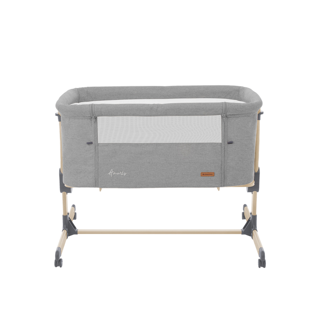Kikka Boo Amaris Λίκνο με Πλαϊνό Άνοιγμα Light Grey 31003020097 (Δώρο Super Απαλή Κουβερτούλα)