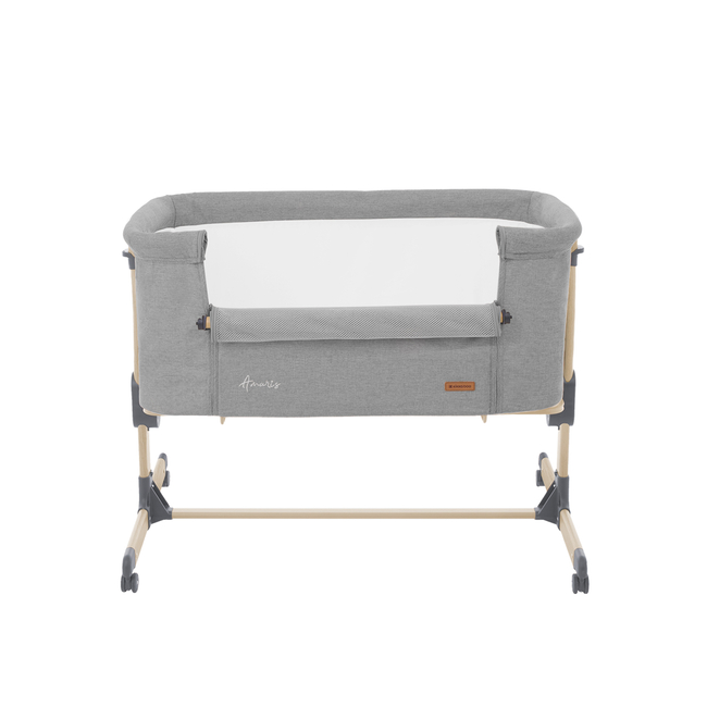 Kikka Boo Amaris Λίκνο με Πλαϊνό Άνοιγμα Light Grey 31003020097 (Δώρο Super Απαλή Κουβερτούλα)