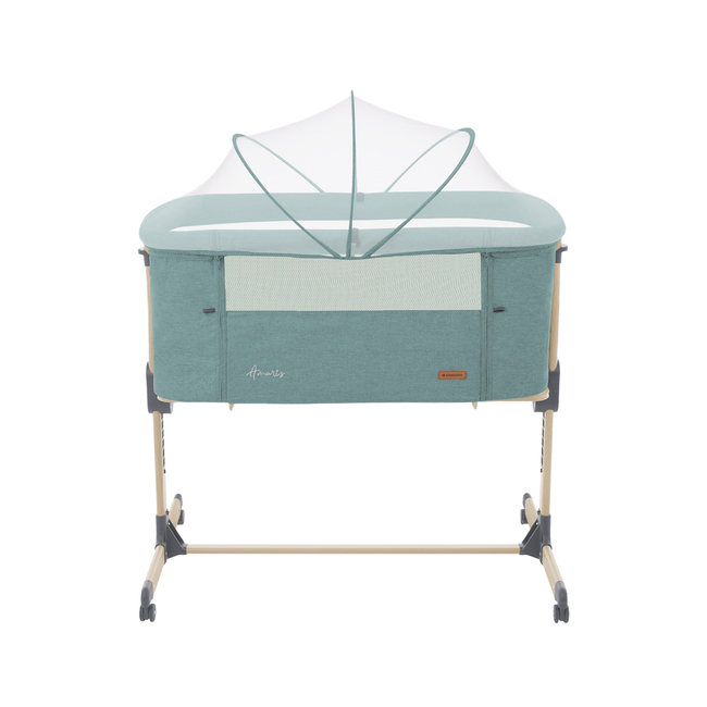 Kikka Boo Amaris Λίκνο με Πλαϊνό Άνοιγμα Mint 31003020099 (Δώρο Super Απαλή Κουβερτούλα)