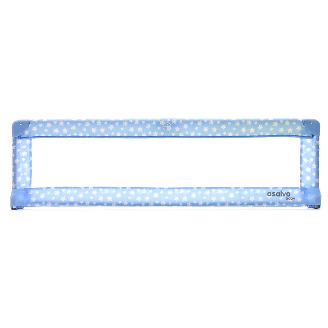 Asalvo Bed Rail 150 cm Αναδιπλούμενο Προστατευτικό Κάγκελο Μπάρα Κρεβατιού - Stars Blue (18311)