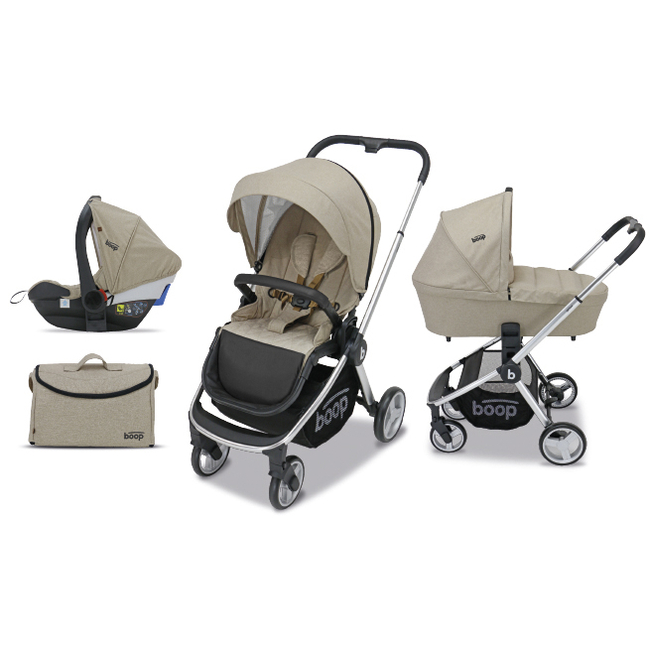 Asalvo Trio Genius 3 in 1 Ολοκληρωμένο Σύστημα Μεταφοράς - Beige (16874)